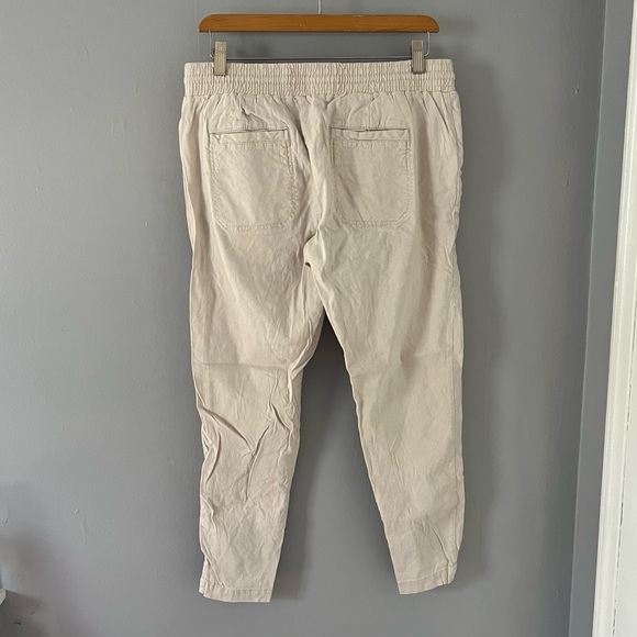 Lou & Grey Linen Pants Small Khaki - Picture 5 of 9
